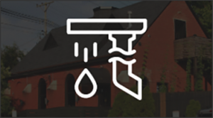 Residential guttering icon