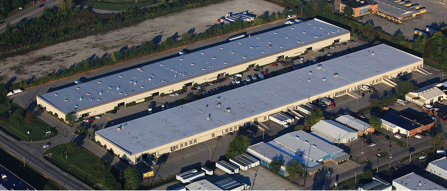 A mechanically fastened Firestone TPO roof system